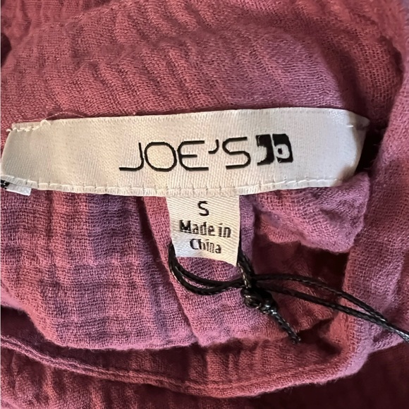 NWOT NWT Joe's Jeans Cotton Gauze Flutter Sleeve Top in Violet Quartz Size M - Picture 3 of 8